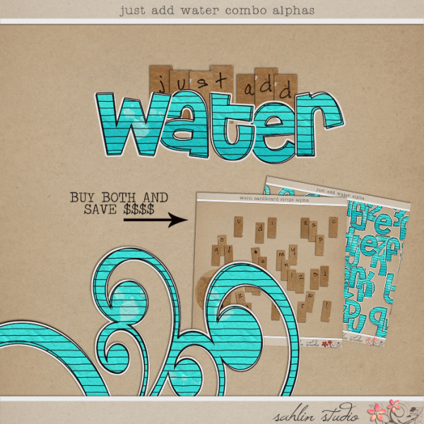 Just Add Water Combo Alphas by Sahlin Studio