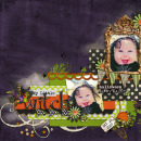 digital scrapbooking layout featuring Mansion Masquerade Clusters and Splatters by Britt-ish Designs, DeCrow Designs, Sahlin Studio and Tangie Baxter