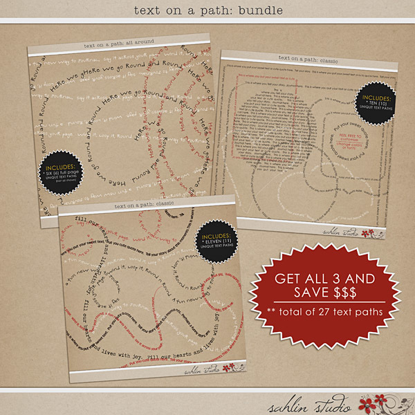 Text on Path: Bundle by Sahlin Studio
