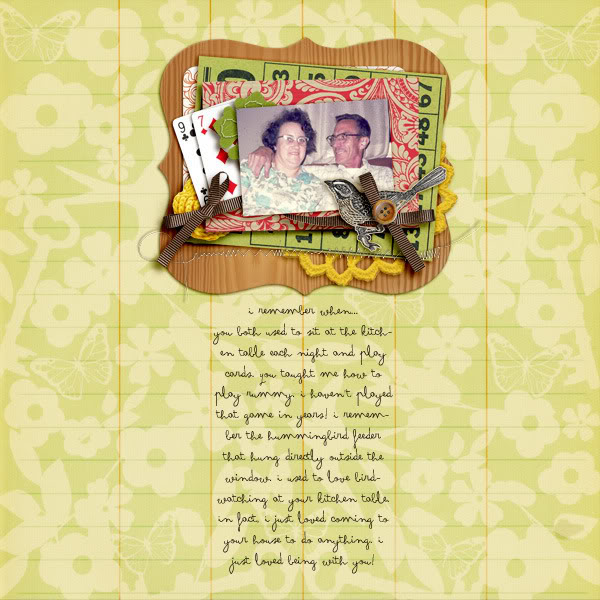 Digital Scrapbook page created by becca1976 featuring "Grandma's Dresser" by Sahlin Studio