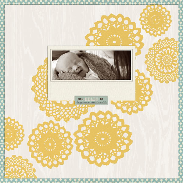 Digital Scrapbook page created by nicoleseitler featuring "Grandma's Dresser" by Sahlin Studio