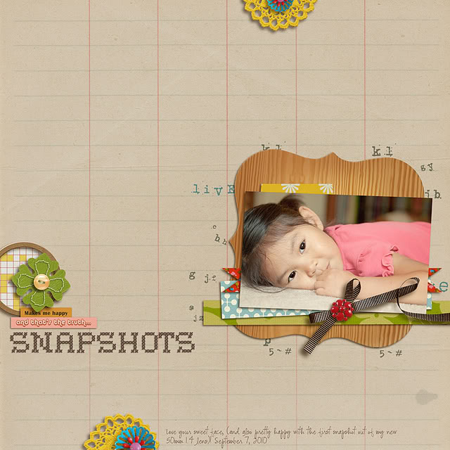 Digital Scrapbook page created by mlewis featuring "Grandma's Dresser" by Sahlin Studio