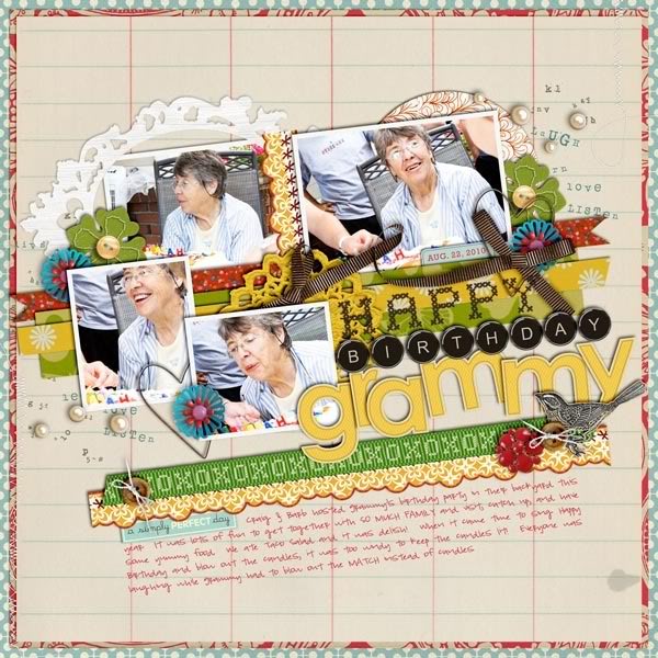 Digital Scrapbook page created by britt featuring "Grandma's Dresser" by Sahlin Studio