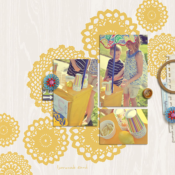 Digital Scrapbook page created by kristasahlin featuring "Grandma's Dresser" by Sahlin Studio