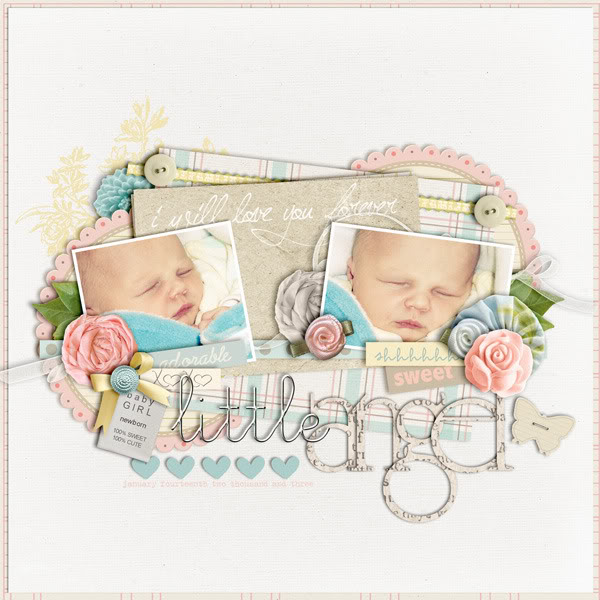 Digital Scrapbook page created by cindys732003 featuring "I'll Love You Forever" by Sahlin Studio