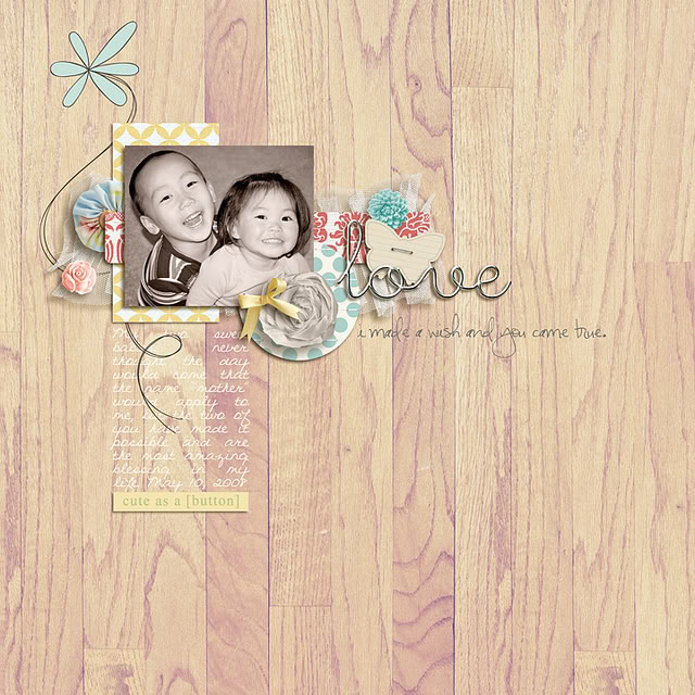 Digital Scrapbook page created by mlewis featuring "I'll Love You Forever" by Sahlin Studio