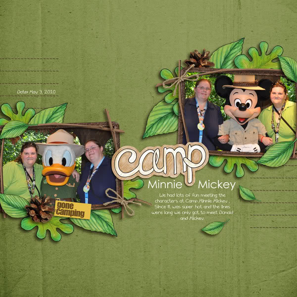 Digital Scrapbook page created by yzerbear19 featuring "Summer Camp" by Sahlin Studio