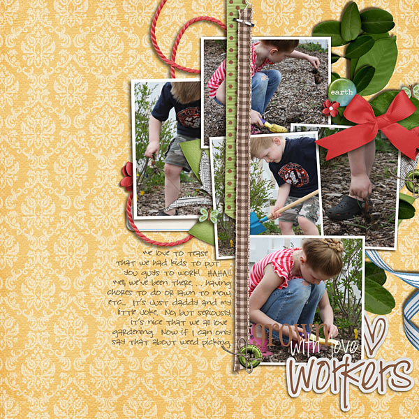 Digital Scrapbook page created by kristasahlin featuring products by Sahlin Studio