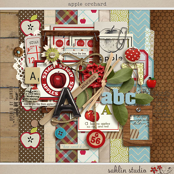 Sahlin Studio  Digital Scrapbooking DesignsApple Orchard - Sahlin