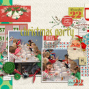 class party layout by kristasahlin featuring Kitschy Christmas Collection by Jennifer Barrette and Sahlin Studio