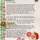 santa letter featuring Kitschy Christmas Collection by Jennifer Barrette and Sahlin Studio