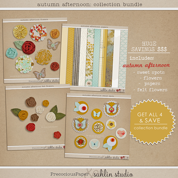Autumn Afternoon Bundle by Precocious Paper and Sahlin Studio
