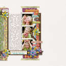 layout featuring Taped Up Swatches by Sahlin Studio