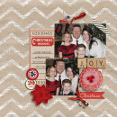 layout by kristasahlin featuring Brown Paper Packages (Papers), December Daily Numbers, Very Merry (Elements) and Washi Tape Strips by Sahlin Studio
