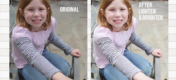 before after comparision lighten brighten photos