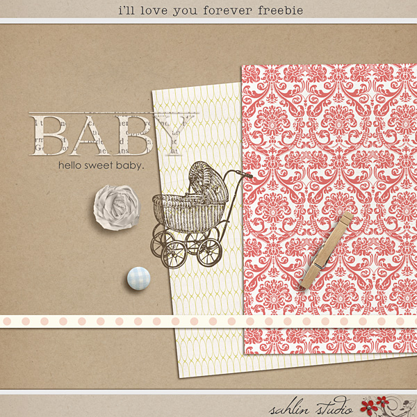 ill love you forever by sahlin studio freebie