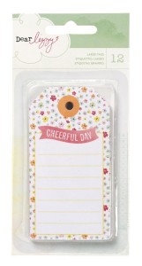 Dear Lizzy Neapolitan tags by American Crafts