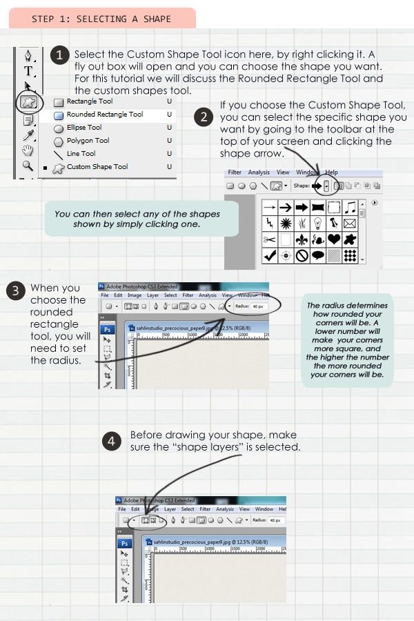 shapes and clipping masks 