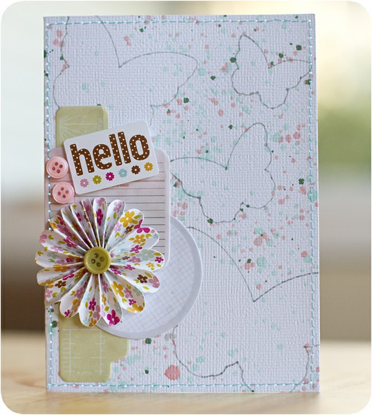 Hello card by Justlulu