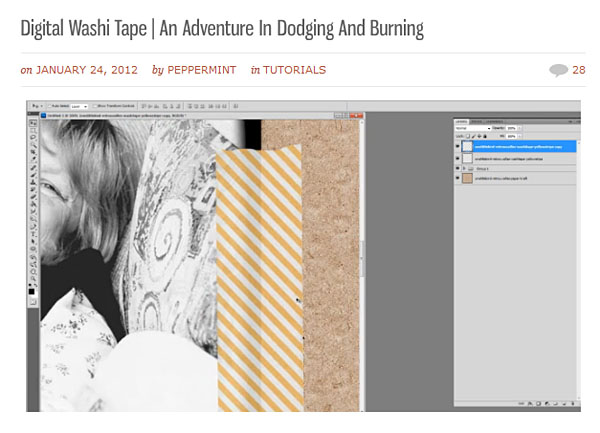 Sahlin Studio, Digital Scrapbooking DesignsNEW, Project Mouse: Days & Washi  Tape - Sahlin Studio