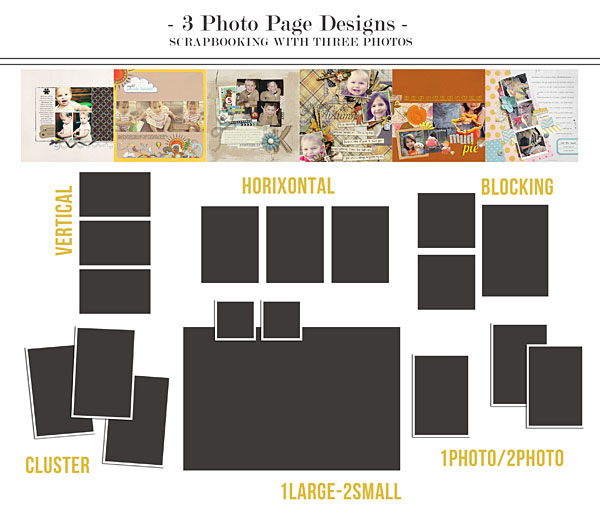 3 Ideas for Scrapbook Cover Pages