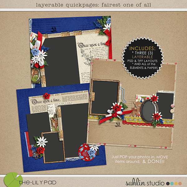 layerable quickpages: fairest one of all by sahlin studio