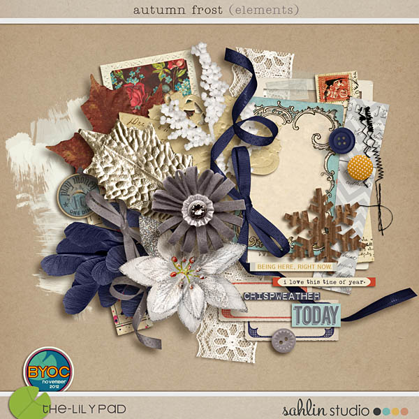 Autumn Frost (elements) by Sahlin Studio
