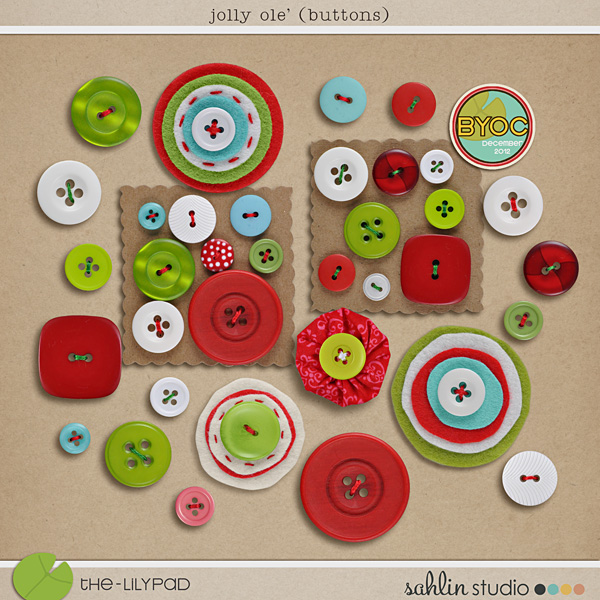 jolly ole' (buttons) by sahlin studio