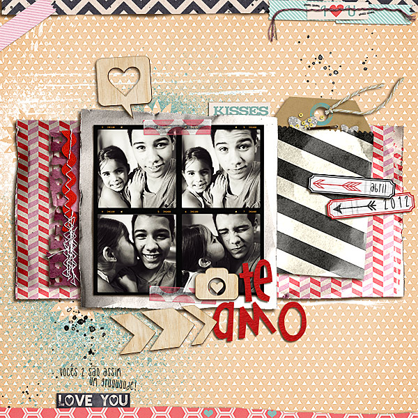 amandaresende - inspirational scrapbook layout