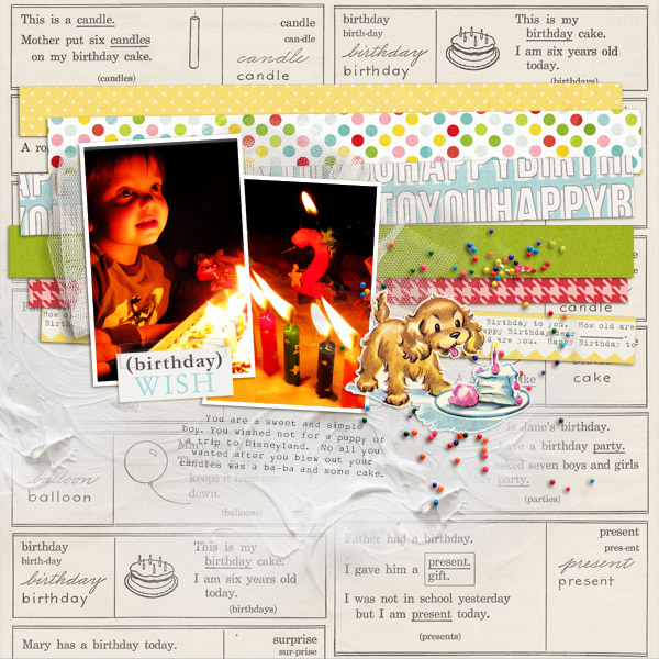 askings - inspirational scrapbook layout