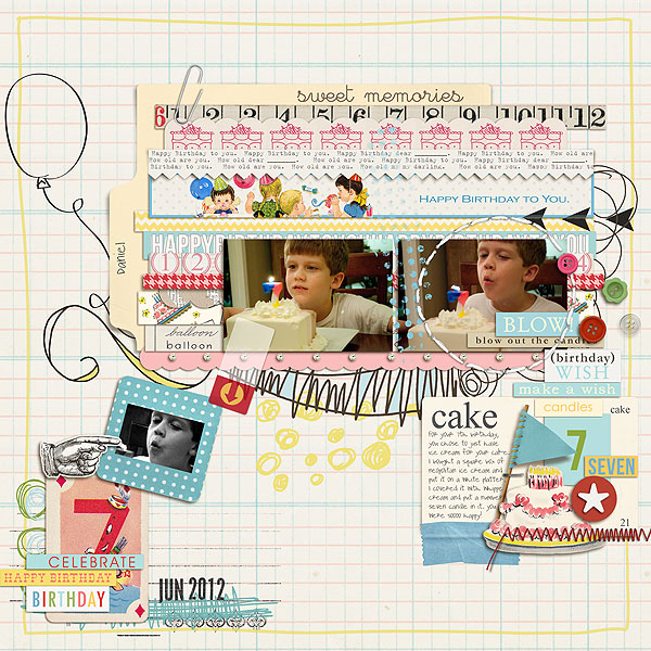 gonewiththewind - inspirational scrapbook layout