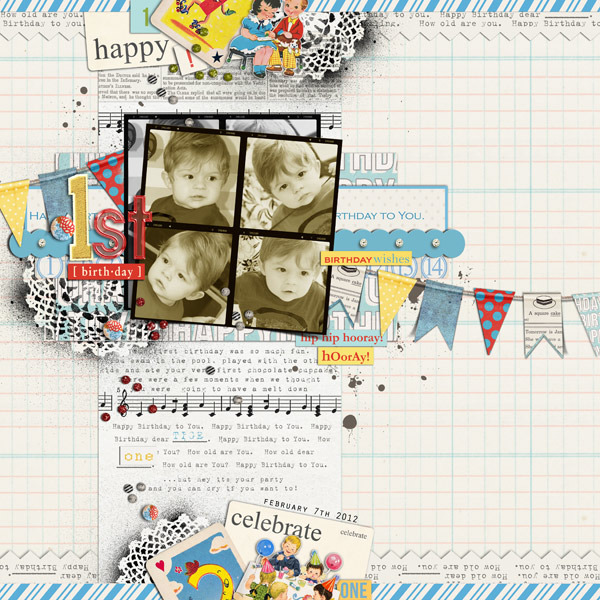 justagirl - inspirational scrapbook layout