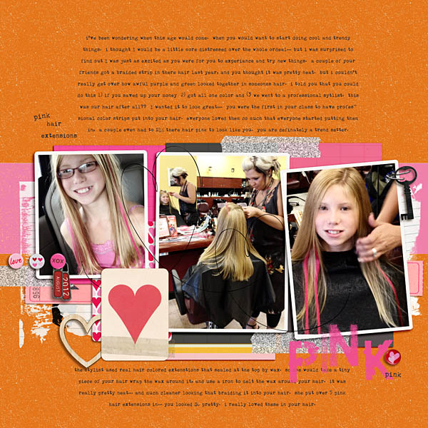 kristasahlin - inspirational scrapbook layout