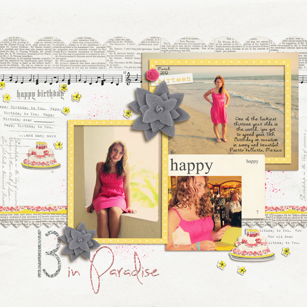 lor - inspirational scrapbook layout