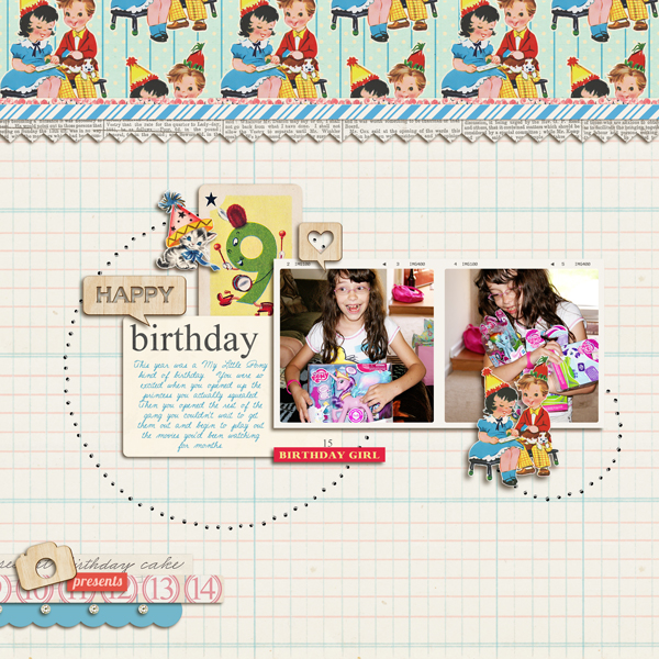 my2monkeys - inspirational scrapbook layout