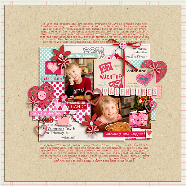 pne123 - inspirational scrapbook layout