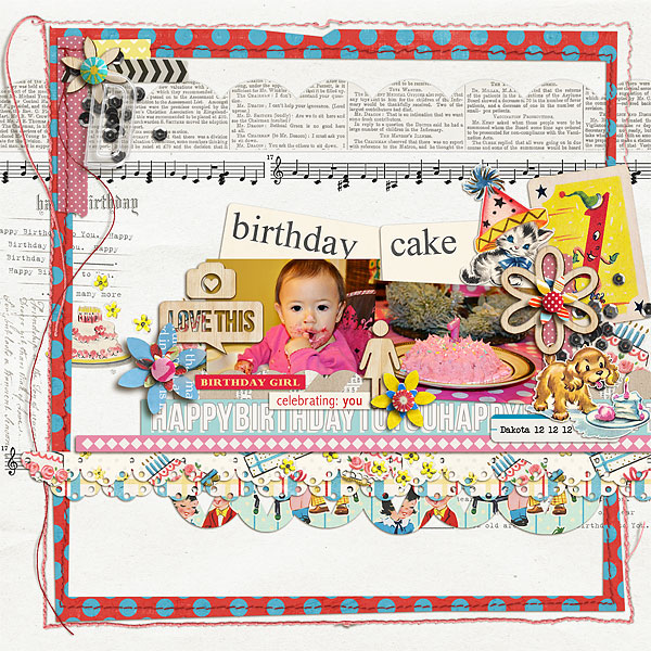 scrappydonna - inspirational scrapbook layout