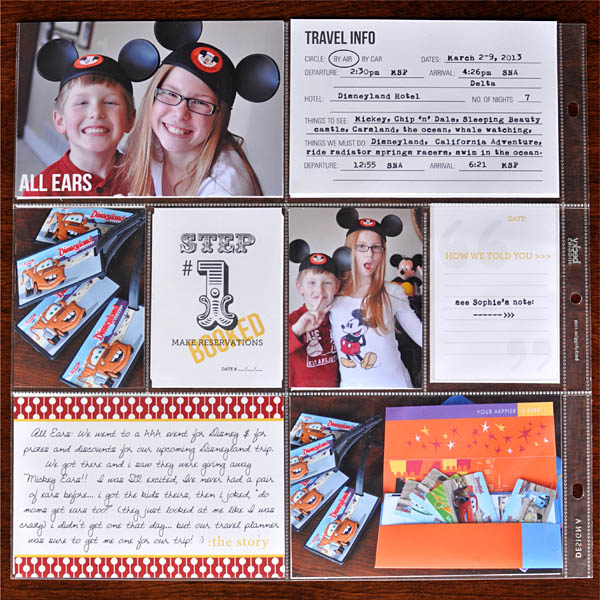 Disney Pages with Simple Stories  Disney scrapbooking layouts, Disney  scrapbook, Disney scrapbook pages