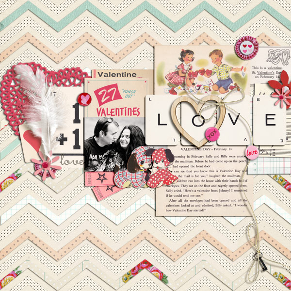 damayanti - inspirational scrapbook layout