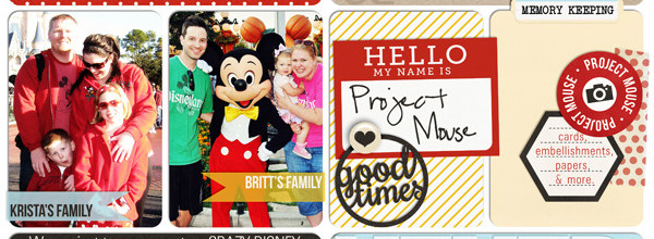 Mouse Memories, Disney Themed Scrapbook Instructions ONLY – Artsy Albums