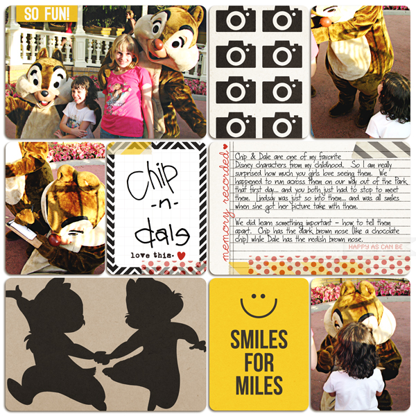 my2monkeys - inspirational scrapbook layout