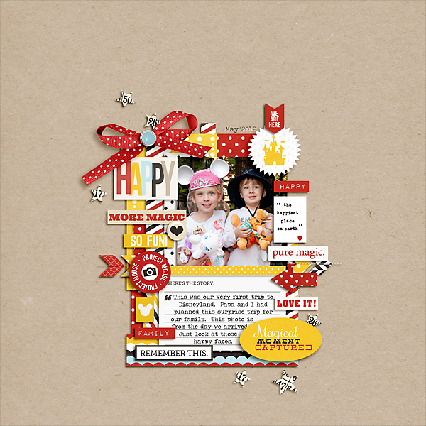 pne123 - inspirational scrapbook layout