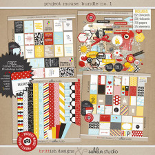 Project Mouse: BUNDLE No. 1 Basics by Britt-ish Designs and Sahlin Studio