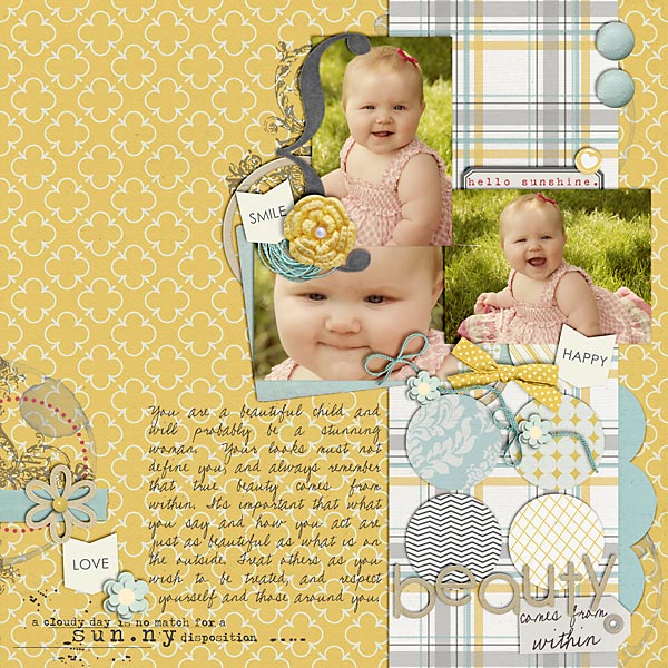 digital scrapbook layout inspiration by amber565