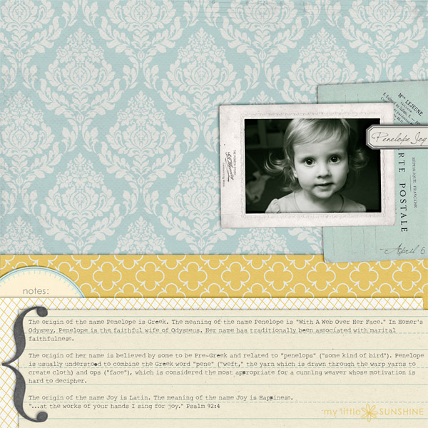 digital scrapbook layout inspiration by nicoleseitler