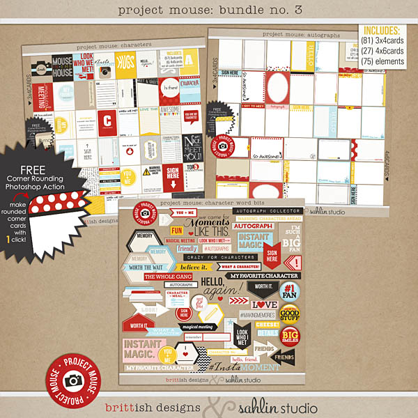 Sahlin Studio, Digital Scrapbooking DesignsDisney Smash Book - Project  Mouse Style - Sahlin Studio