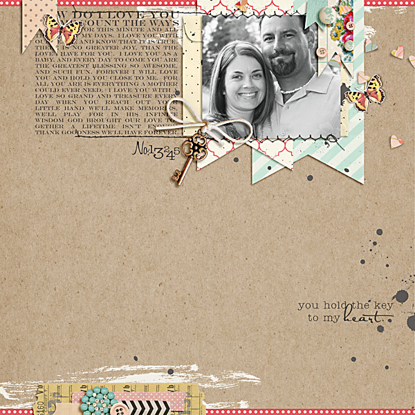 digital scrapbook layout inspiration by carrie1977