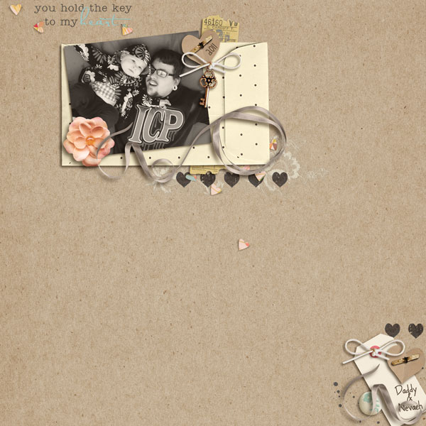 digital scrapbook layout inspiration by lor