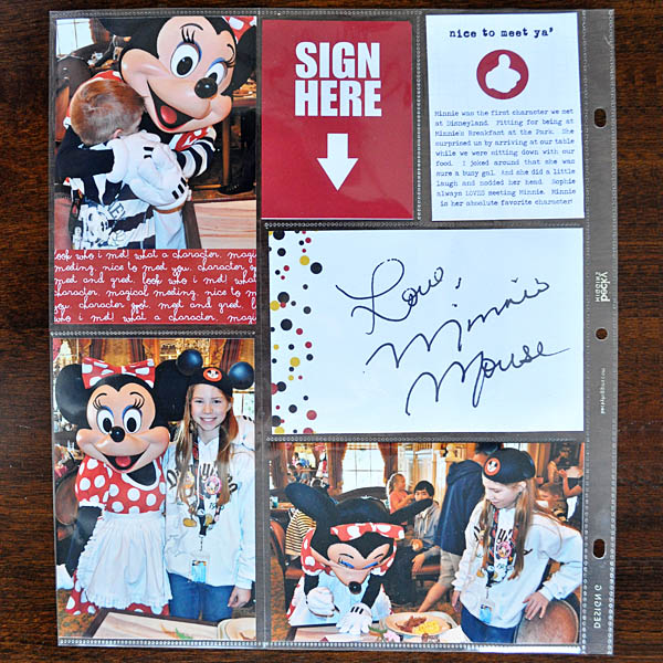 Mickey and Minnie Mouse Disney Scrapbooking paper  Disney scrapbook,  Disney scrapbooking layouts, Disney scrapbook pages