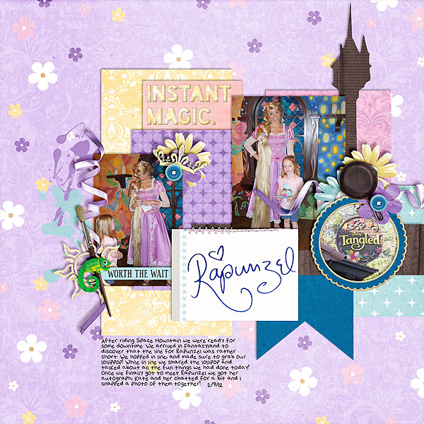 christie - inspirational scrapbook layout